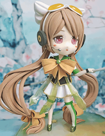 Real photo of a Diipoo custom anime figure example 3