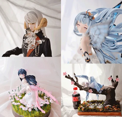 Example of a Proportional anime figure displayed within a custom scene or diorama