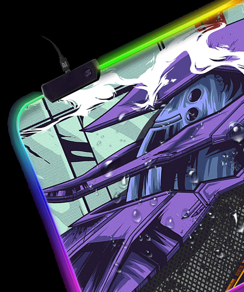 Zdjęcie przedstawiające wodoodporną i łatwą do czyszczenia powierzchnię podkładki pod mysz Diipoo RGB